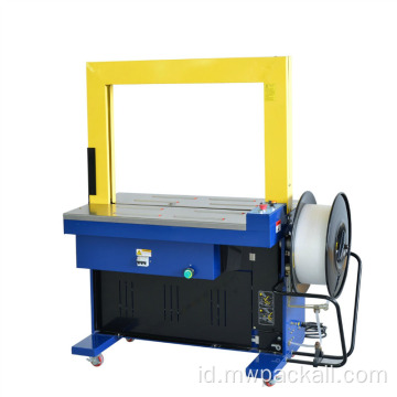 Mesin pengikat kertas table top otomatis pp stape strapping machine untuk penjualan